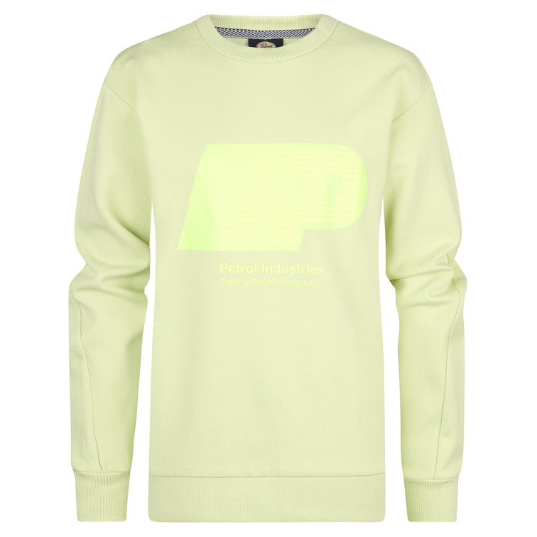 SUDADERA NIÑO PETROL INDUSTRIES LOGO ESTAMPADO FIT HOLGADO