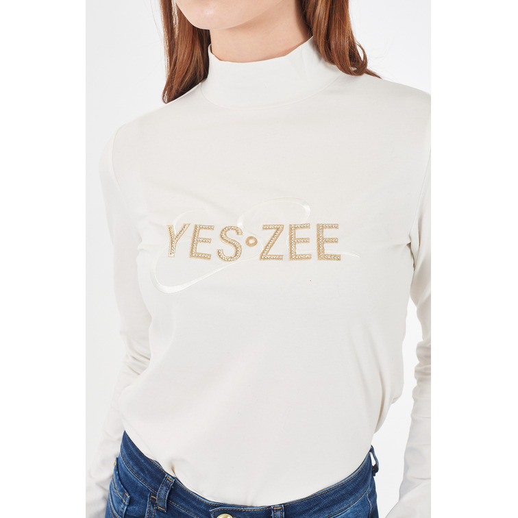 CAMISETA MUJER  YES ZEE T-SHIRT DONNA LUPETTO, M/L