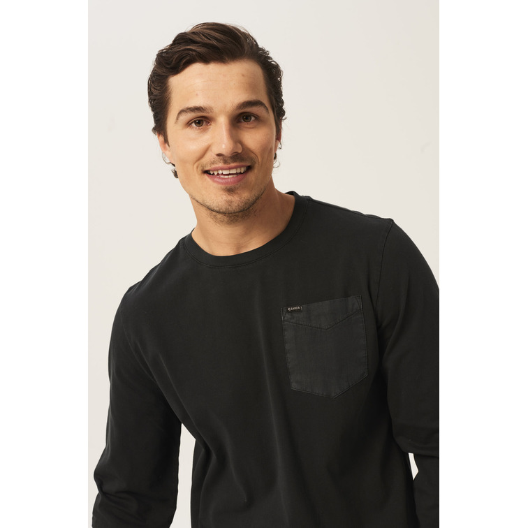 CAMISETA DE MANGA LARGA CON BOLSILLO HOMBRE GARCIA JEANS