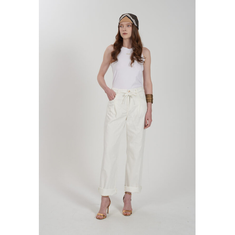 CAMISETA MUJER  YES ZEE TOP CROPPED SMANICATO