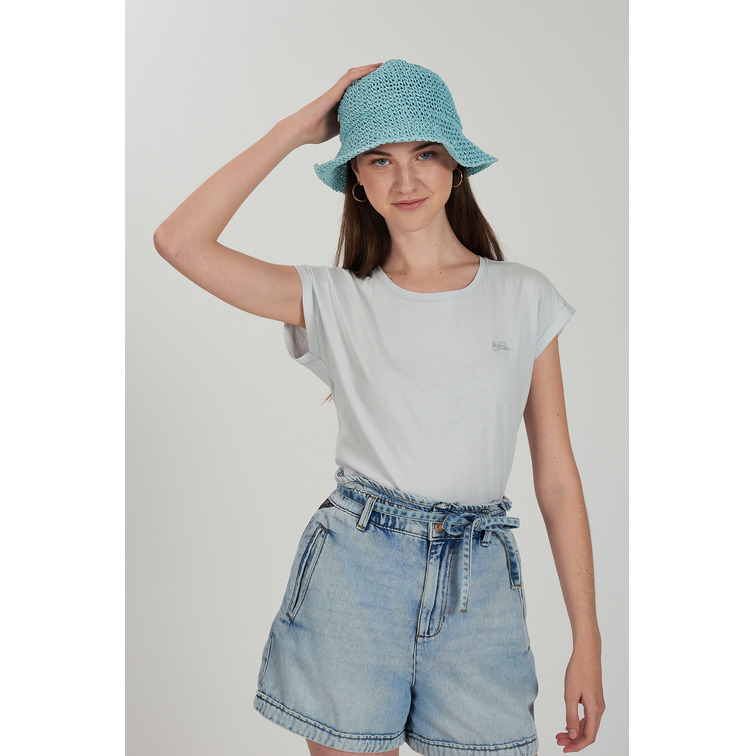 CAMISETA MUJER  YES ZEE T-SHIRT DONNA MORDIBA, GIROCOL
