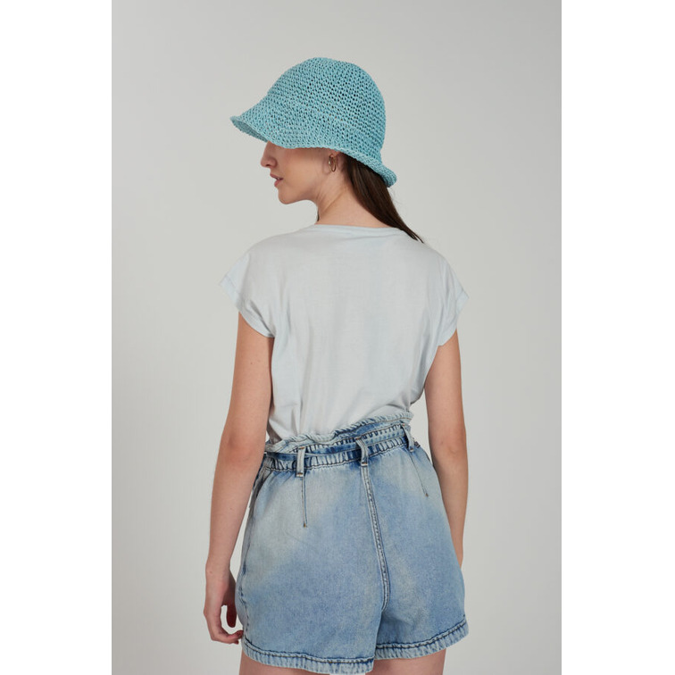 CAMISETA MUJER  YES ZEE T-SHIRT DONNA MORDIBA, GIROCOL