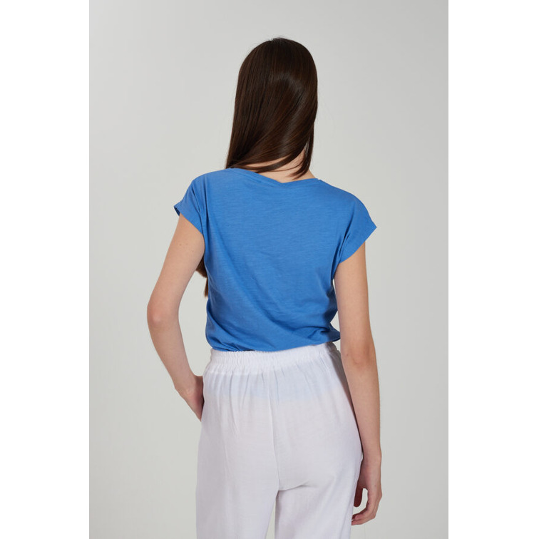 CAMISETA MUJER  YES ZEE T-SHIRT DONNA MORDIBA, GIROCOL