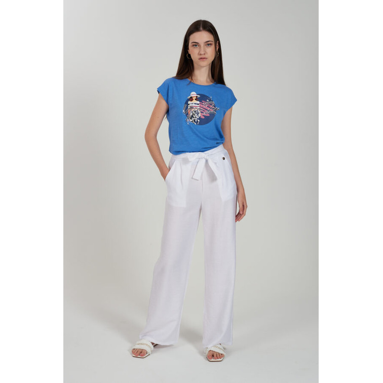 CAMISETA MUJER  YES ZEE T-SHIRT DONNA MORDIBA, GIROCOL