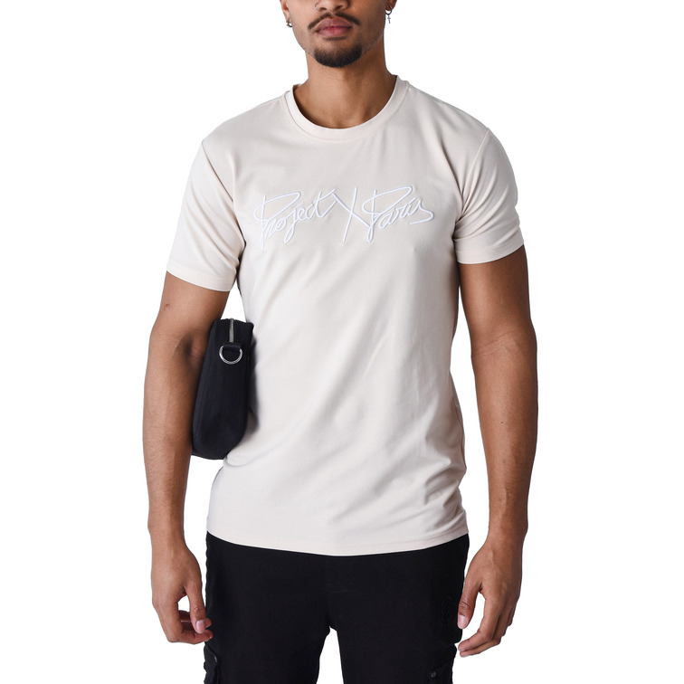 CAMISETA HOMBRE PROYECT X PARIS LOGO BORDADO