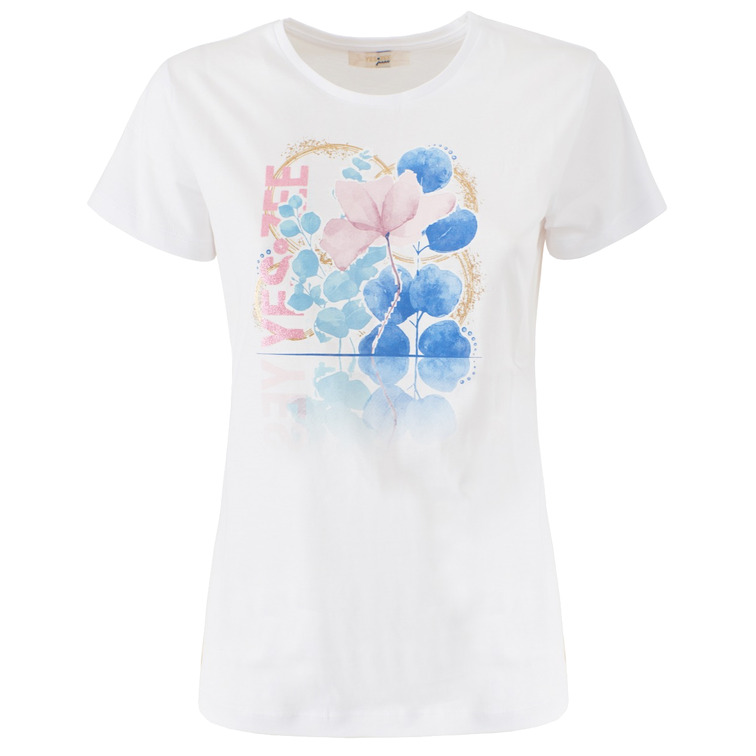 CAMISETA MANGA CORTA MUJER YESZEE ESTAMPADO FLORAL
