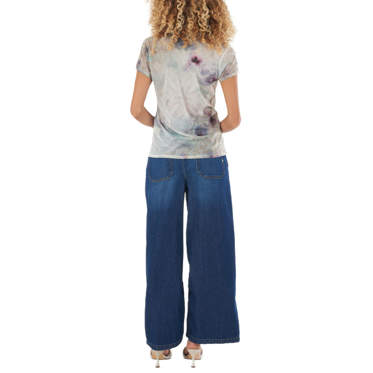 CAMISETA MUJER  YES ZEE T-SHIRT DONNA GIROCOLLO, M/C,S