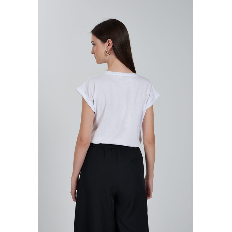 MUJER T-SHIRT DONNA MANICA A KIMONO 0101