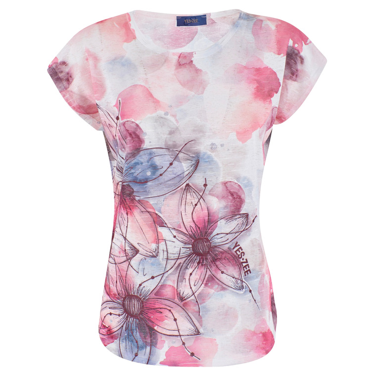 CAMISETA MUJER YESZEE ESTAMPADO SUBLIMADO