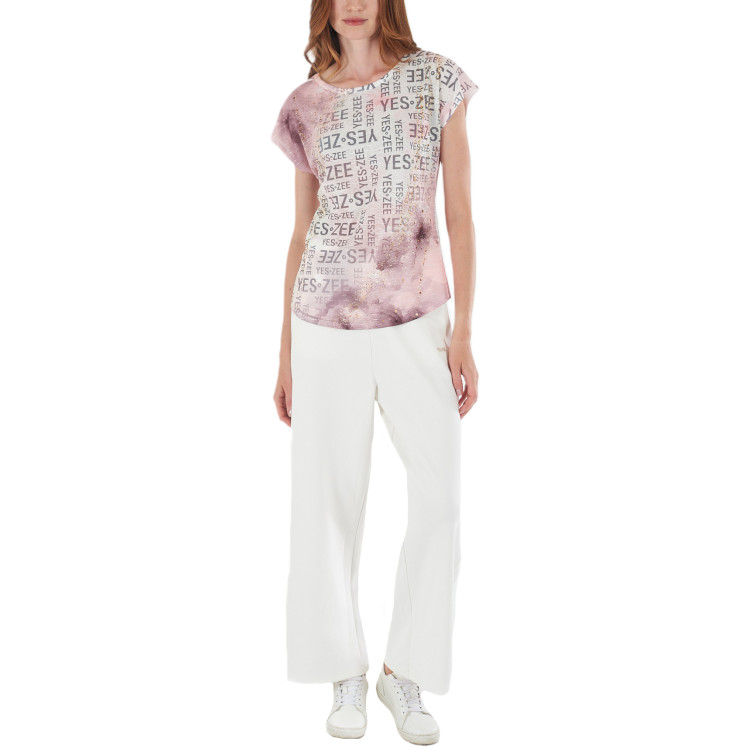 CAMISETA MUJER  YES ZEE T-SHIRT DONNA, STAMPA SUBLIMAT