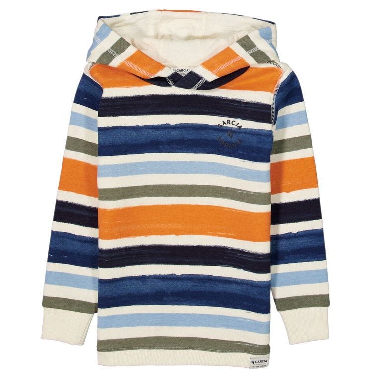 SUDADERA A RAYAS MULTICOLORES NIÑO GARCIA JEANS