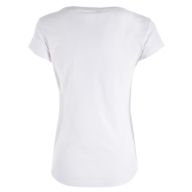CAMISETA ESTAMPADA CON DETALLES BRILLANTES MUJER YES ZEE