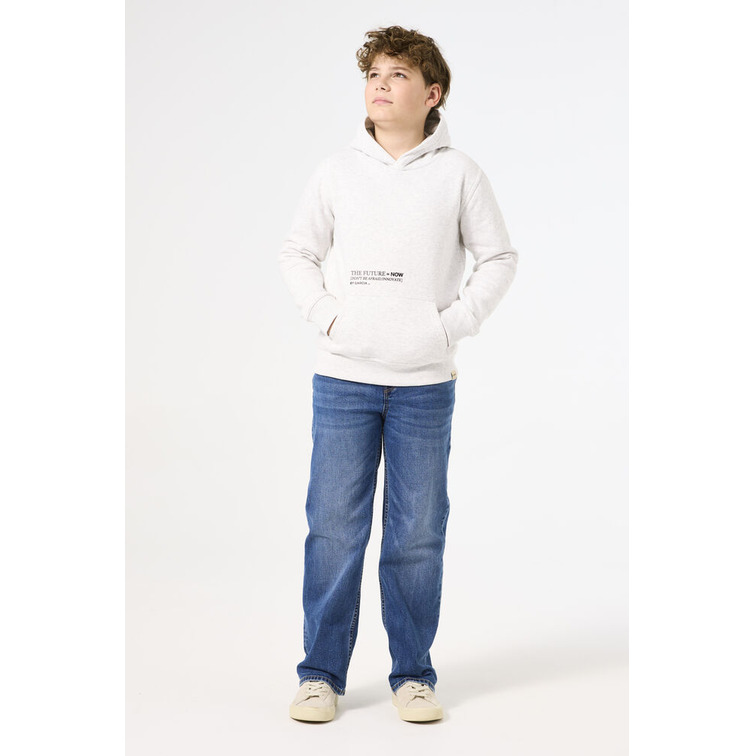 SUDADERA CON CAPUCHA NIÑO GARCIA JEANS ESTAMPADO TEXTO