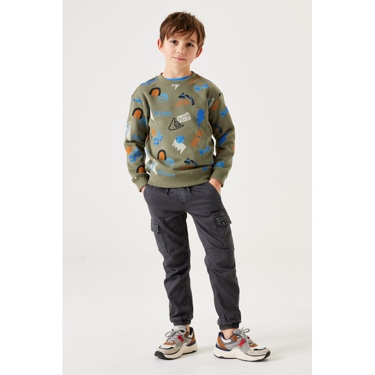 SUDADERA NIÑO GARCIA JEANS ESTAMPADO ALL OVER