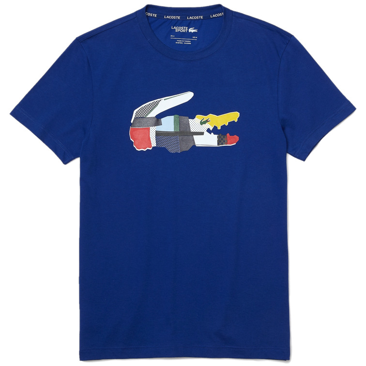 CAMISETA ESTAMPADO PATCHWORK HOMBRE LACOSTE SPORT