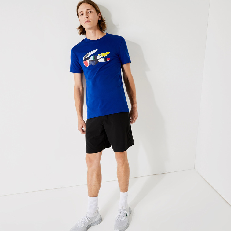 CAMISETA ESTAMPADO PATCHWORK HOMBRE LACOSTE SPORT