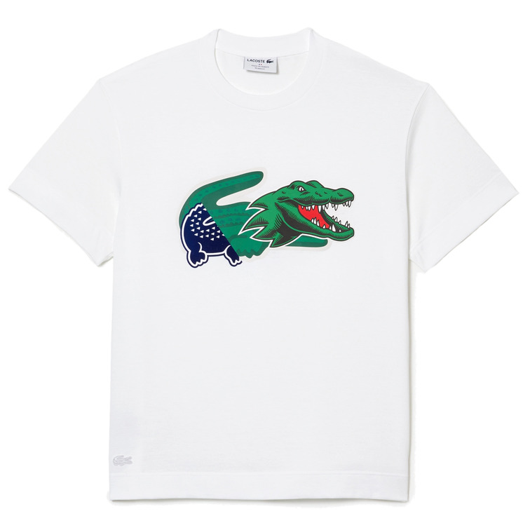 CAMISETA CON ESTAMPADO DE COCODRILO OVERSIZED HOMBRE LACOSTE