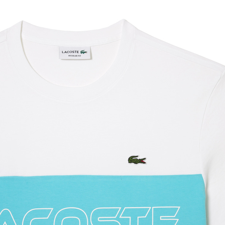 CAMISETA CON ESTAMPADO COLORBLOCK HOMBRE LACOSTE