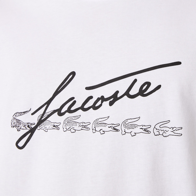 CAMISETA LOGO FIRMA HOMBRE LACOSTE