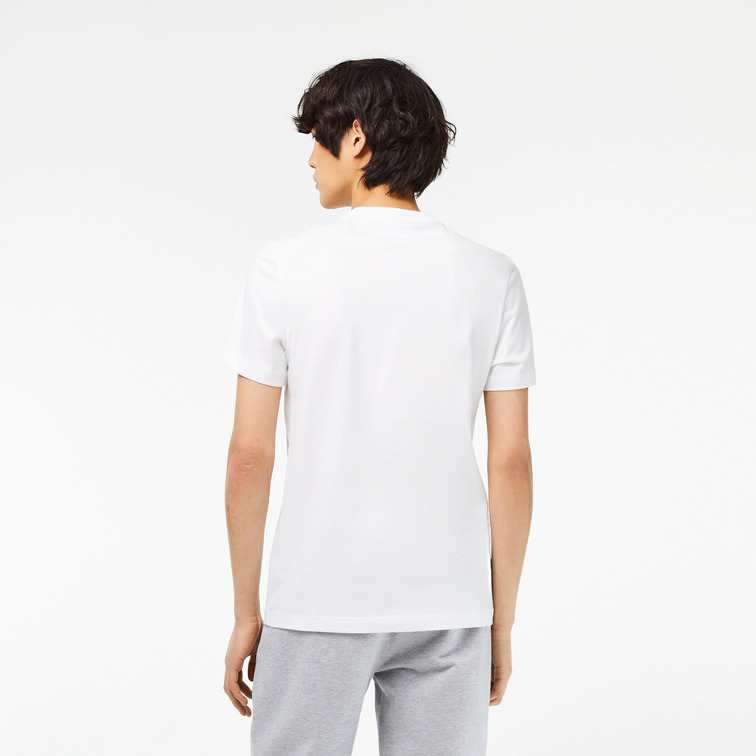 CAMISETA EN PUNTO DE ALGODÓN CON ESTAMPADO HOMBRE LACOSTE