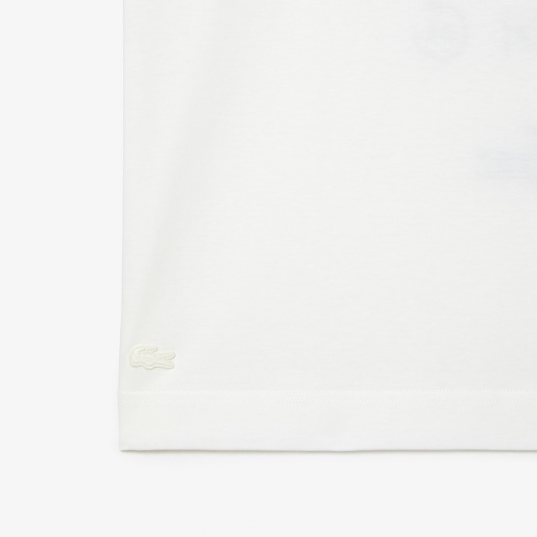 CAMISETA ESTAMPADA EN ALGODÓN ECOLÓGICO HOMBRE LACOSTE X NETFLIX