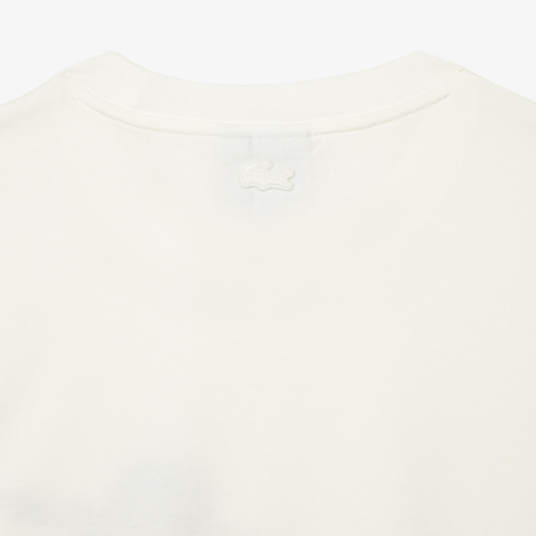 CAMISETA ESTAMPADA EN ALGODÓN ECOLÓGICO HOMBRE LACOSTE X NETFLIX