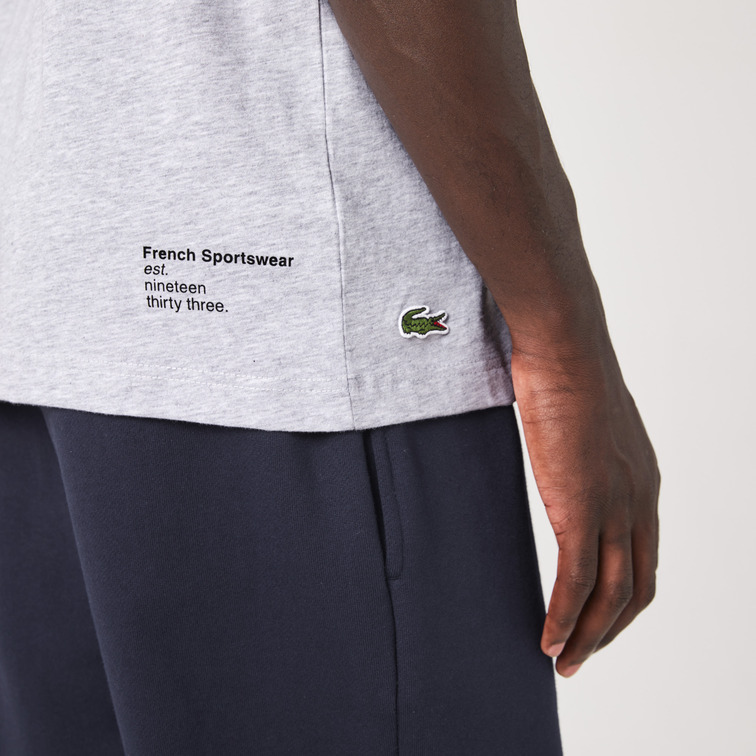 CAMISETA EN PUNTO DE ALGODÓN HOMBRE LACOSTE