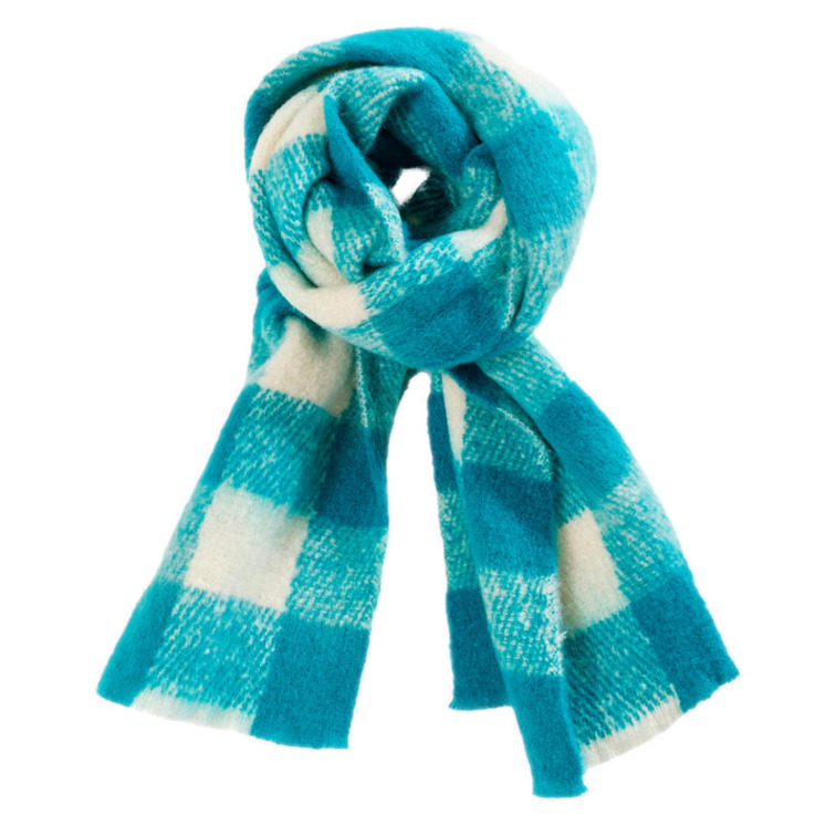 bufanda de cuadros mujer