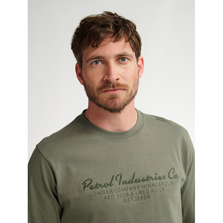 CAMISETA HOMBRE  PETROL INDUSTRIES MEN T-SHIRT LS CLASSIC PRINT