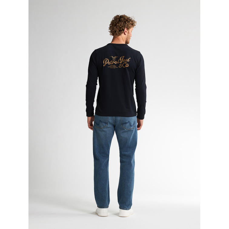 SUDADERA HOMBRE  PETROL INDUSTRIES MEN T-SHIRT LS CLASSIC PRINT
