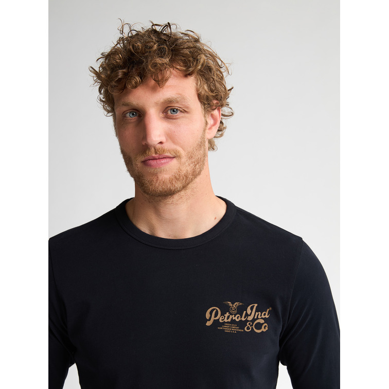 SUDADERA HOMBRE  PETROL INDUSTRIES MEN T-SHIRT LS CLASSIC PRINT