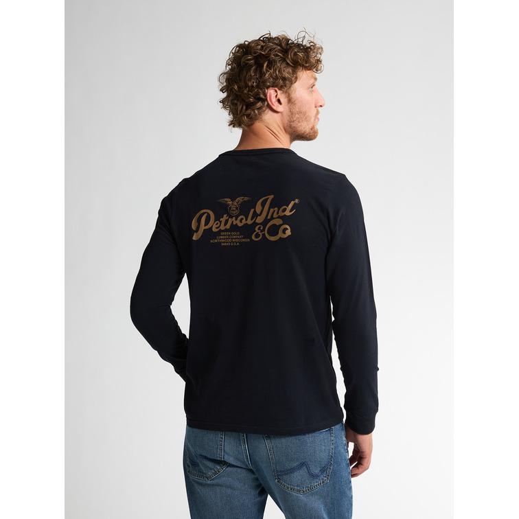 SUDADERA HOMBRE  PETROL INDUSTRIES MEN T-SHIRT LS CLASSIC PRINT