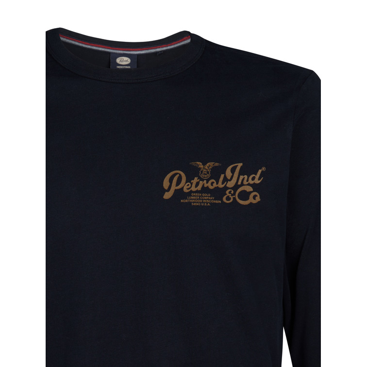 SUDADERA HOMBRE  PETROL INDUSTRIES MEN T-SHIRT LS CLASSIC PRINT