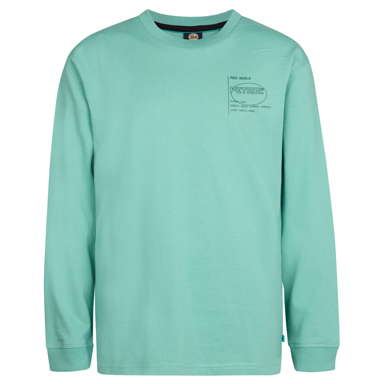 CAMISETA NIÑO PETROL INDUSTRIES CON ESTAMPADO TRASERO