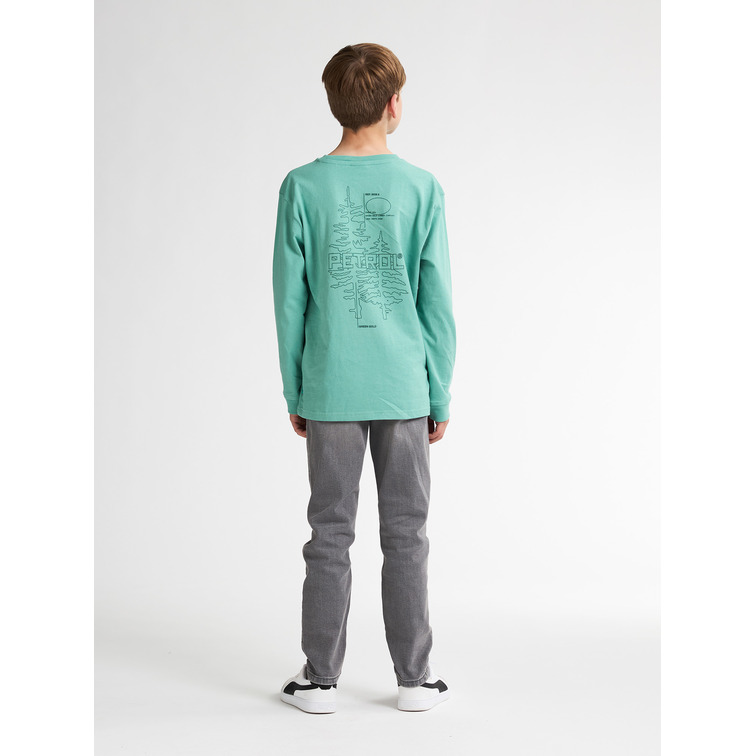 CAMISETA NIÑO PETROL INDUSTRIES CON ESTAMPADO TRASERO