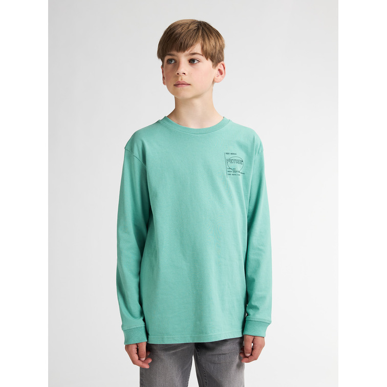 CAMISETA NIÑO PETROL INDUSTRIES CON ESTAMPADO TRASERO