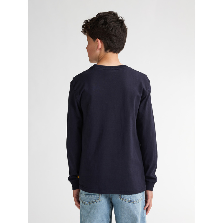 CAMISETA MANGA LARGA NIÑO PETROL INDUSTRIES CON LOGO