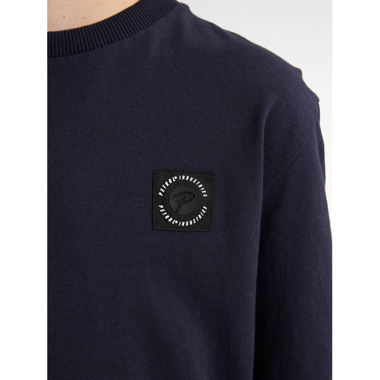 CAMISETA MANGA LARGA NIÑO PETROL INDUSTRIES CON LOGO