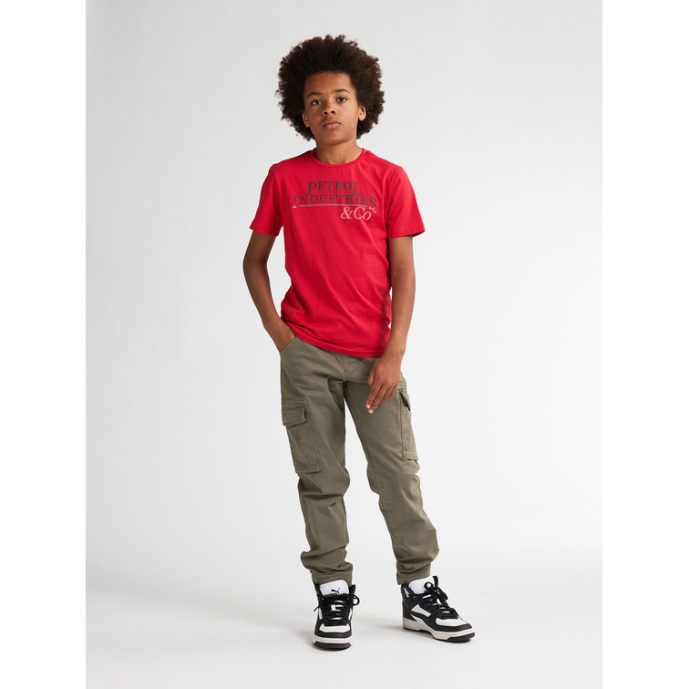 PANTALON NIÑO PETROL INDUSTRIES TIPO CARGO FIT TAPERED
