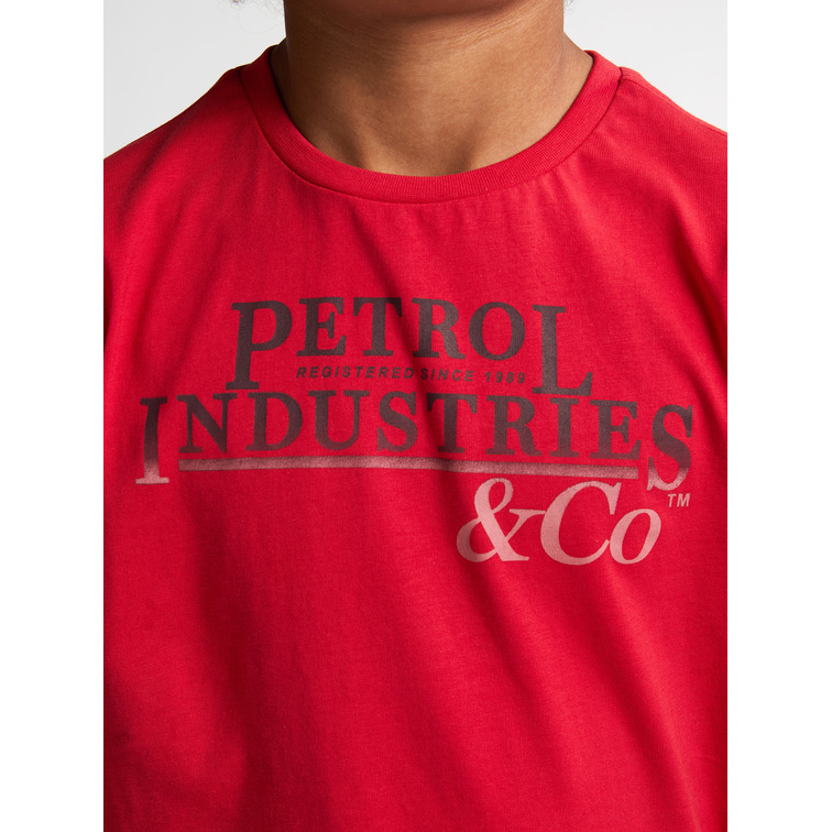 CAMISETA NIÑO PETROL INDUSTRIES CON LOGO VINTAGE