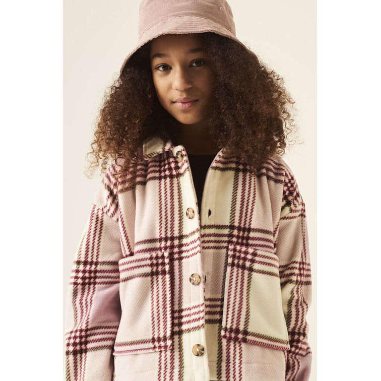 SOBRECAMISA ESTAMPADA A CUADROS NIÑA GARCIA JEANS