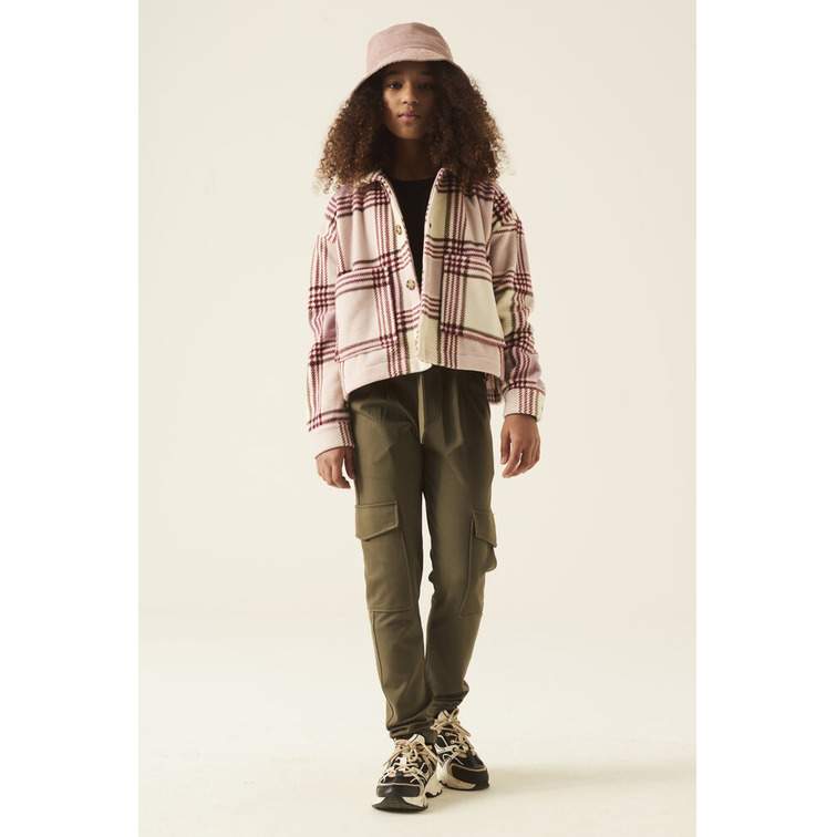 SOBRECAMISA ESTAMPADA A CUADROS NIÑA GARCIA JEANS