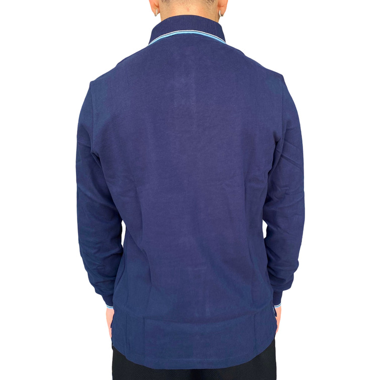 POLO MANGA LARGA HOMBRE U.S.POLO CONTRASTE CUELLO