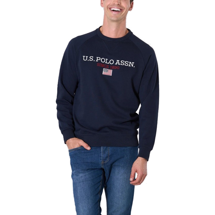 SUDADERA HOMBRE U.S. POLO CON LOGO