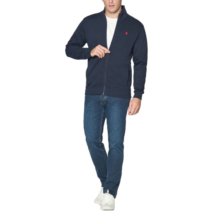 SUDADERA HOMBRE U.S. POLO CIERRE CREMALLERA