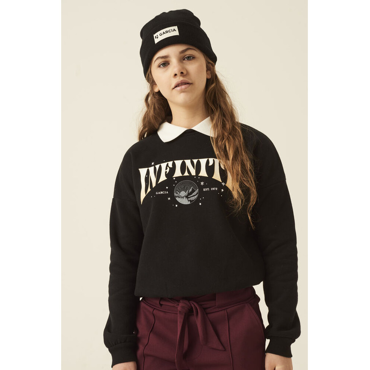 JERSEY CON CUELLO POLO NIÑA GARCIA JEANS