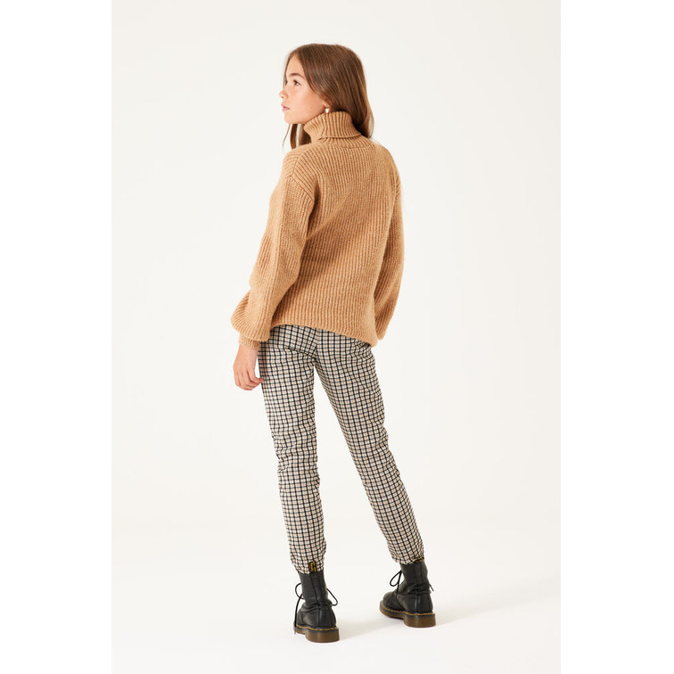 PANTALÓN ESTAMPADO A CUADROS NIÑA GARCIA JEANS