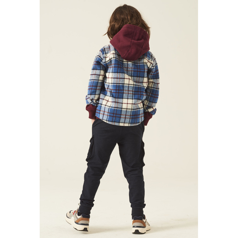 SOBRECAMISA ESTAMPADA A CUADROS NIÑO GARCIA JEANS