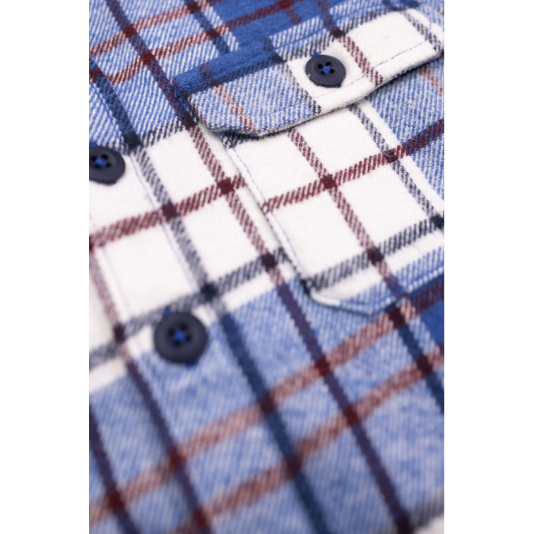 SOBRECAMISA ESTAMPADA A CUADROS NIÑO GARCIA JEANS
