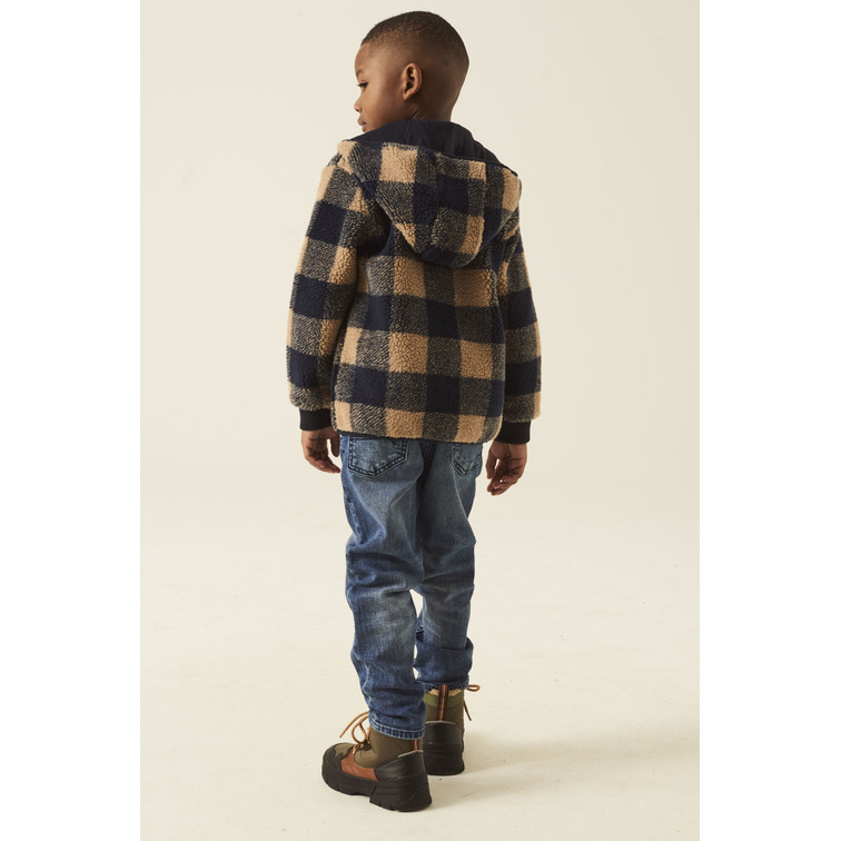 CHAQUETA DE BORREGUITO A CUADROS NIÑO GARCIA JEANS